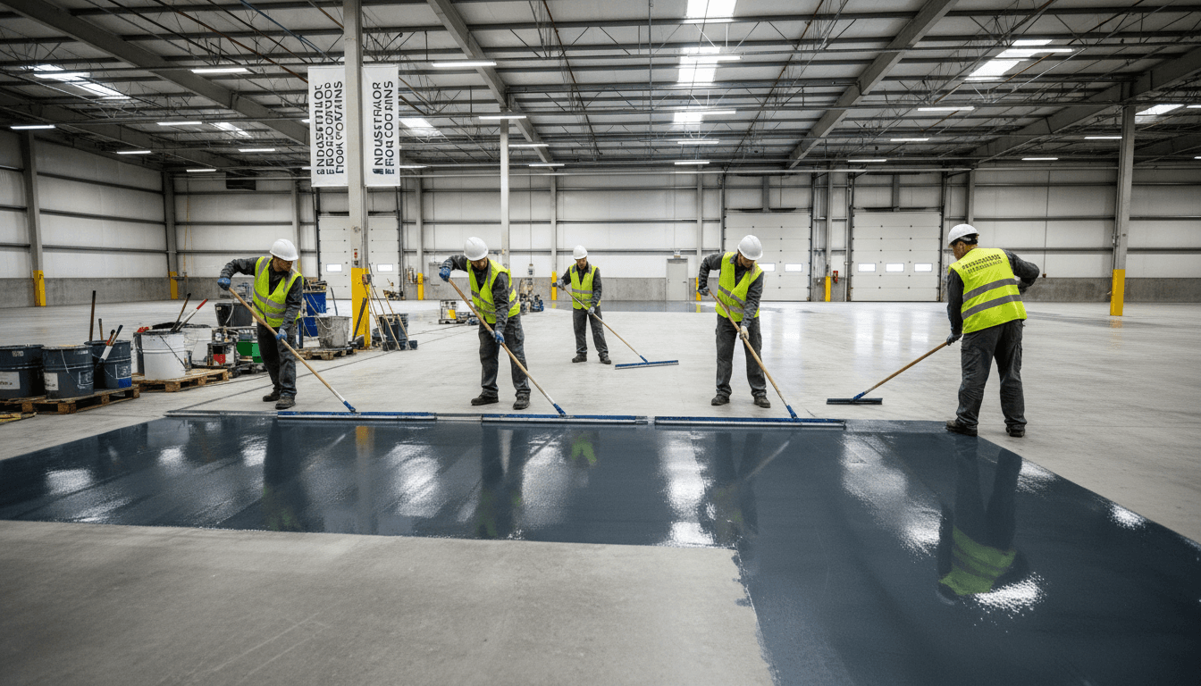 Professional flooring installation in progress