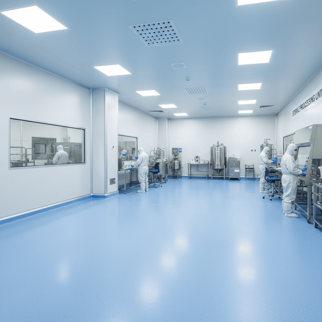 Pharmaceutical PU flooring