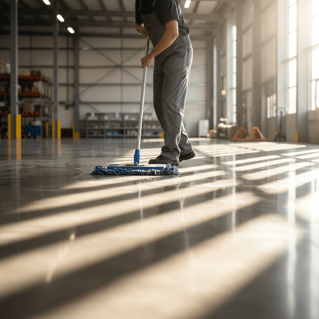 Easy-clean sealed flooring surface